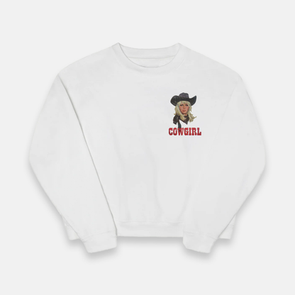 Retro Cowgirl Oversized Sweatshirt