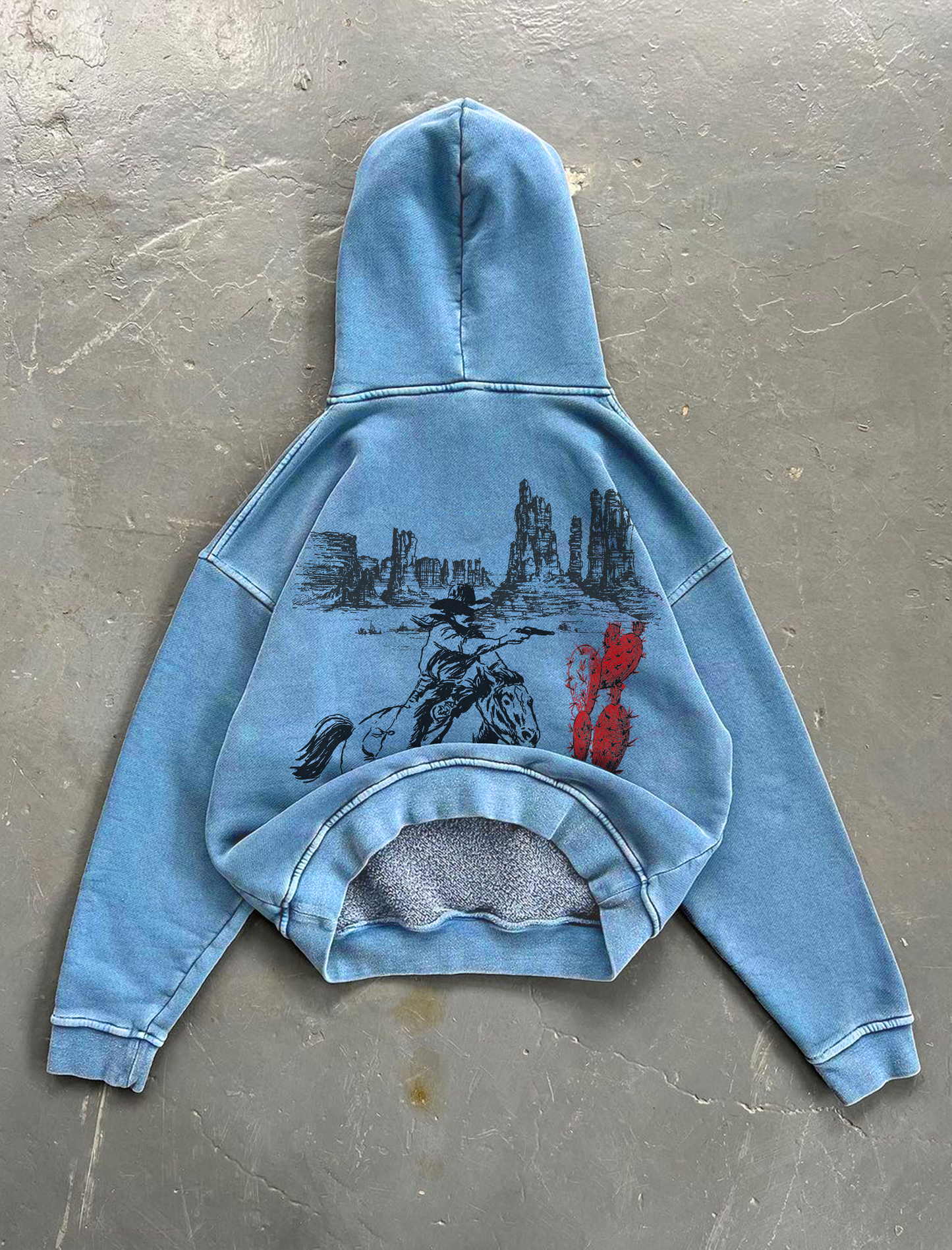 Maverick Retro Faded Hoodie