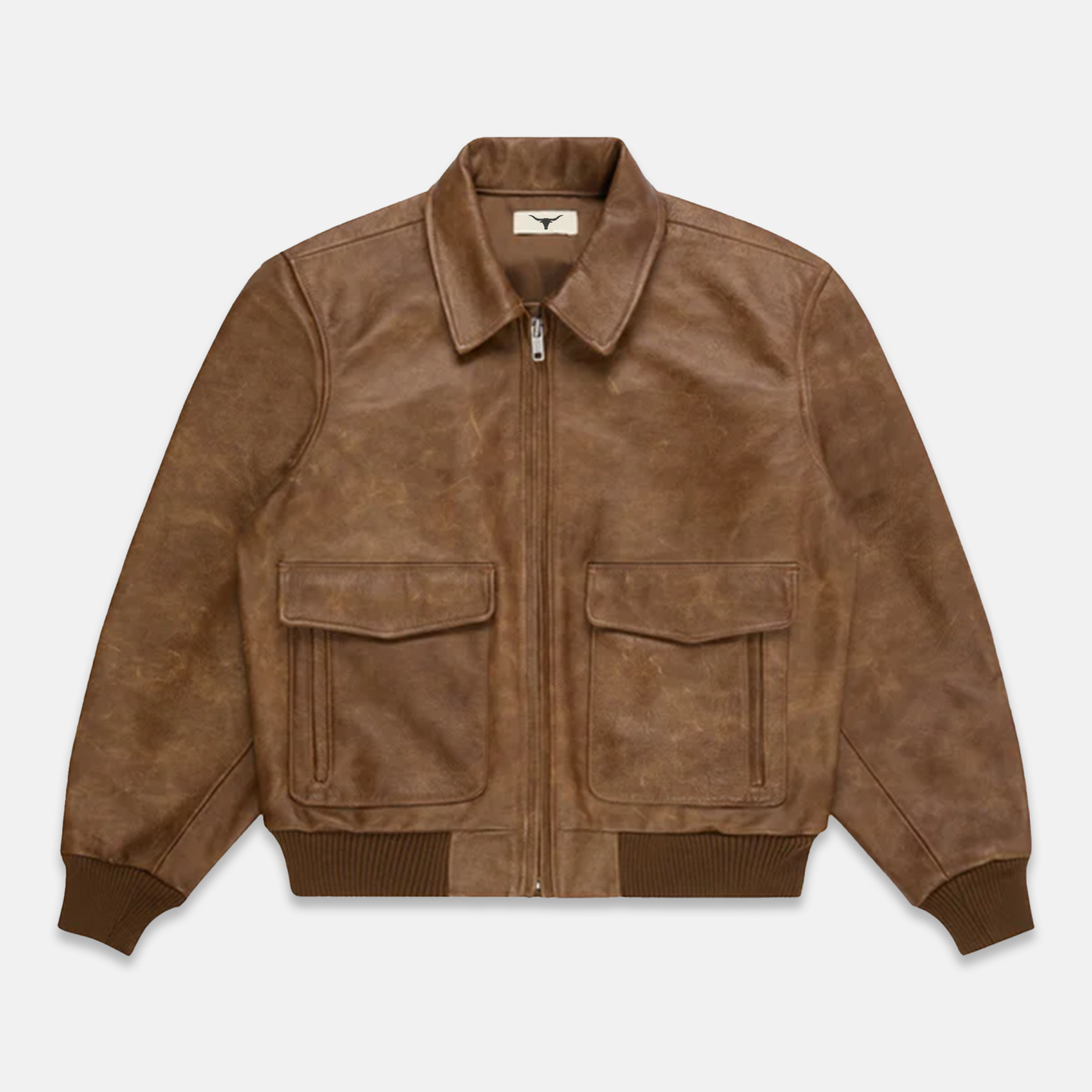 Leather Flight Jacket