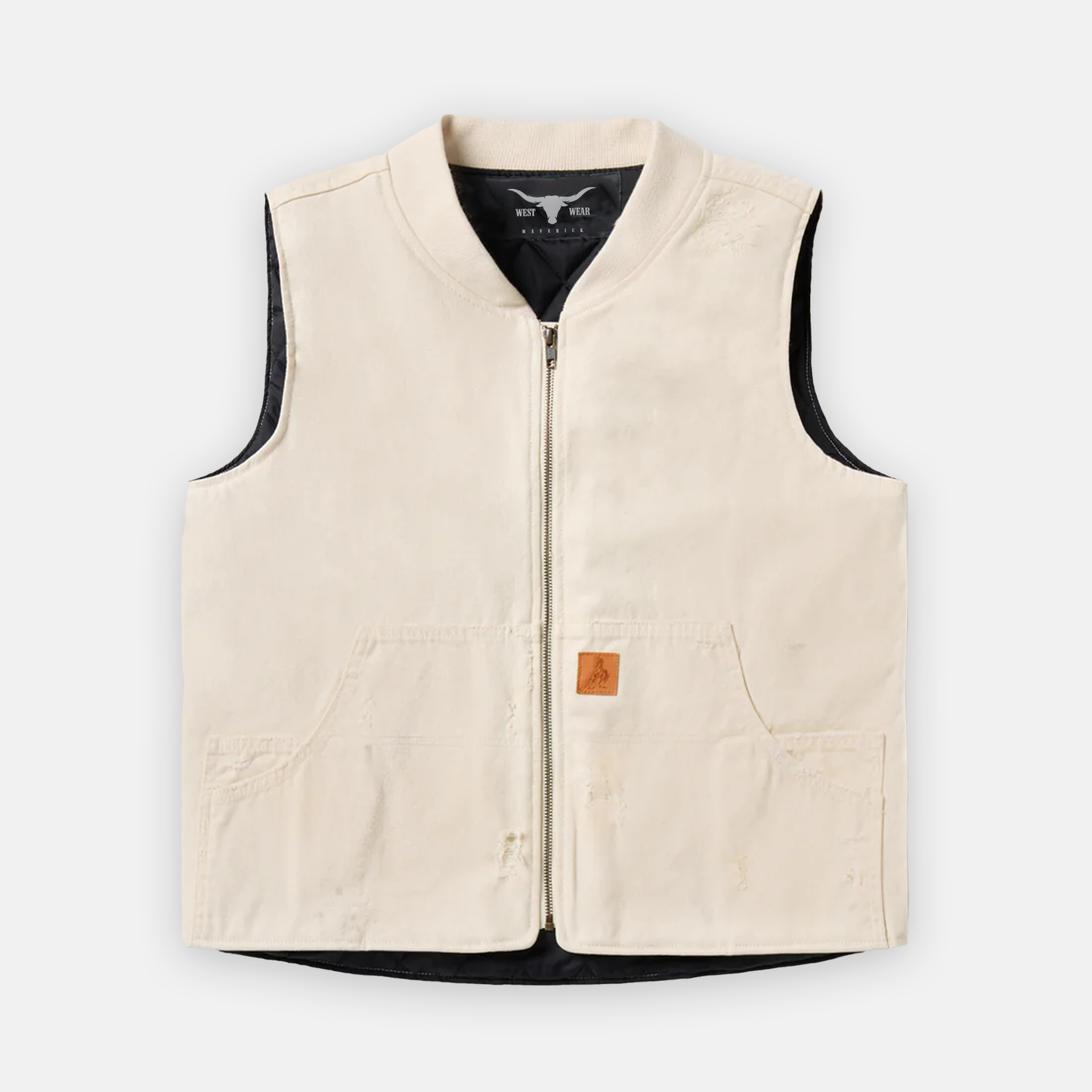 Distressed Work Vest